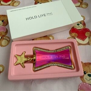 Red Lipstick in Gorgeous Hot Pink and Gold Packaging